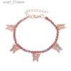 Fußkettchen Kristall Schmetterling Fußkettchen Für Frauen Fuß Schmuck Sommer Strand Barfuß Armband Knöchel Auf Bein Str Böhmischen Schmuck ZubehörL231219