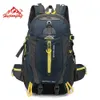 Torby na zewnątrz wodoodporne plecak plecak plecak 40L Outdoor Sports Torba podróż Plecak Kamping Torak Plecak Bag w torbie trekkingowe dla mężczyzn 231218