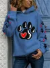 Sweats à capuche pour femmes drôle chien 3D sweat à capuche imprimé femmes mode mignon Hip Hop adulte sweat vêtements Animal