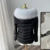 Lenços 80cm inverno 100 cachecol de pele real gola reta casaco feminino chapéu quente decoração guarnição natural luxo grosso xale 231218