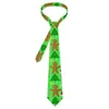 Bow Ties Mens Tie Christmas Tree Neck Holiday Print Retro Trendy Collar Graphic Daily Wear Quality Necktie Accessories