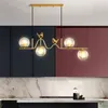 Lâmpadas pendentes Nordic Golden Bird Luzes Sala de jantar Modern Living Quarto Cozinha Café Estudo Vidro Deco Iluminação