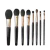 Makeup Brushes Ct Complete Set 8-Pcs Bronzer Blusher Powder Scpt Foundation Eye Blender Smudge Liner Lip Cosmetics Beautytools Drop De Dhdxz