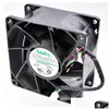 Fans Refrigeraciones Computadora Marca Original V80E12Bs2A5-57 8Cm 8038 80X80X38Mm Dc12V 1.95A Refrigerador Servidor Ventilador de enfriamiento Drop Delivery Com Ot4Bj