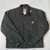 Мужская куртка пальто модный бренд Carhart J97 Carhatjackets куртки американские короткие детройтские рабочие молнии Cleanfit Fashion 0dwh