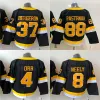 AD Hockey Jersey 37 Patrice Bergeron 88 David Pastrnak 63 Brad Marchand 71 Taylor Hall 73 Mcavoy 33 Zdeno Chara Men Youth Women Show Logo On 51