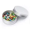 Aufbewahrungsflaschen 20 Stück Aluminium-Zinngläser 30 ml Leere Lippenkosmetik-Probenbehälter für Balsame Cremekerzen