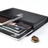 FIDING FILDING A4 DOVISE FILE FORDER مع قفل PADFOLIO FICHARIO PSICHPALCE EXTRASED