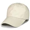 Puste panelu baseballowa 100% bawełniany tata kapelusz dla mężczyzn Kobiety regulowane podstawowe czapki szara granatowa czarna biała beżowa czerwona czerwona Q0703243I