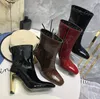 Designerskie buty australijskie buty na wysokim obcasie Martin buty wysokie obcasy jesienne zimowe buty na szczycie wysokiej jakości przyjęcie weselne krótkie buty antypoślizgowe