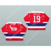 Niestandardowy Brad Mehalko 19 Lethbridge Hurricanes Red Hockey Jersey New Top Sched S-M-L-xl-xxl-3xl-4xl-5xl-6xl