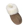 Designer Slippers Laarzen Australië Tasmans Tazz Slippers Platform Dames Sneeuw Herfst Winter Bont Pluizig Harig Half Enkel Mini Ultra Boot Kamer Slippers Topkwaliteit