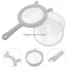 Dinnerware Sets 1 Set Kitchen Tra Fine Mesh Strainer Filter Spoon Jam Coffee Straining Drop Delivery Home Garden Dining Bar Dhhpl