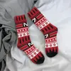 Erkek Çoraplar Komik Şeffaf Mass Effect Noel Tasarım Sporları N7 Polyester UNISEX SLIP için Uzun