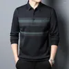 Men's T Shirts Autumn T-shirt Long-Sleeved Loose Bottoming Shirt Top Polo Plus Size Cross-Border Wholesale