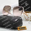 2023 Hot New Luxury Designer Brand Square Sunglasses Designer Sunglass High Quality Eyeglass Women Men Clines Sun Glass Uv400 Lens Unisex with Box 01j64g