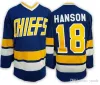 Hanson Brothers #16 #17 #18 Данлоп Реджи 7 Дени Лемье 1 Хоккейная майка Chief Slap Shot S-3XL 100% прошитая 88