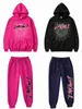 Young Thug Pink Sp5der 555555 Mannen Vrouwen Hoodie Hot Spider Net Sweatshirt Web Grafische Sweatshirts Truien Hoody voor gratis verzending K5OR