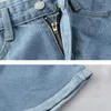 Женские шорты, джинсовые женские элегантные универсальные корейские повседневные простые свободные широкие брюки в стиле Харадзюку для подростков