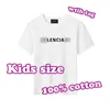 T-shirts brand Tshirts for Kid Cotton 100% Boy Girl clothes Luxury Designer Kids T Shirts BAL Designers Baby clothing Children Suit Tshirt