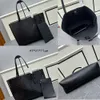 Bolsos de diseñador clásicos, bolso de alta calidad para mujer, bolso de compras grande de cuero genuino para mujer, bolsos hobo negros de estilo simple informal