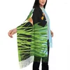 エスニック服パーソナライズされた印刷されたグレイハウンドホイペットドッグスカーフ男性女性冬の秋の暖かいスカーフ漫画SITHTHOUNDパターンショールラップ