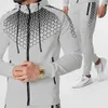 designer tracksuit men body tracksuit hoodie set go out Coat Pants Mesh sweatsuit pattern printing Hoodie Sports jogging Sweatshirt comfort Four seasons hoodie