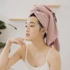 Towel Large Microfiber Hair Reusable Absorbent Headband Hat Soft Pillow Caps Dry Beauty Salon Multi Colors