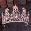 Haarspangen Braut Tiara Krone Frauen Hochzeit Party Geschenk Festzug Diadema Braut Kristall Strass Kronen Kleid Zubehör Kopfschmuck