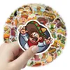 50pcs Mexican food festival cartoon graffiti Waterproof PVC Stickers Pack For Fridge Car Suitcase Laptop Notebook Cup Phone Desk Bicycle Skateboard Case.