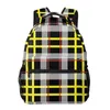 Sac à dos alpinisme classique tartan sacs à bandoulière sacs à dos