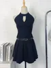 Abiti da lavoro Estate Nero Y2k Gonna a due pezzi Set Donna Sexy Festa gotica Mini Stilista femminile coreano Slim Elegante 2023