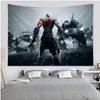 Gobeliny God of War Hippie Wall wisząca Czech Mandali Ket