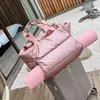 Duffel Bags Inverno Fluffy Acolchoado Mulher Bolsa Grande Quilted Shopper Bag Feminino Sacos Acolchoados Mulheres Nylon Ombro Bolsas Casual Blown Bag 231219