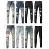 purple jeans Men Jeans Hole Light Blue Dark gray Italy Brand Man Long Pants Trousers Streetwear denim Skinny Slim Straight Biker Jean for D2 Top quality A58