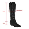 GOGD KNEE 190 Femme Boots Boots Femme Western Chaussures Western plus 42 231219 17944 80600