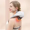 Massaging Neck Pillowws Shiatsu Neck and Back Massager with Soothing Heat Wireless Electric Deep Tissue 5D Kneading Massage Pillow Shoulder Leg Body 231218