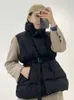 Gilet en duvet pour femme, manteau ample et léger, débardeur court, vêtement à la mode coréenne, automne et hiver