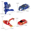 Jouets de transformation Robots ABS tournant Mecard Transformation voiture figurines d'action incroyable jeu de bataille de voiture TurningMecard pour enfants jouets de déformation 231218