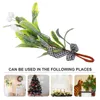 Dekorativa blommor Mistletoe Ornament Artificial Pick Christmas Gifts Flower Picks White Fake Branches Hanging Stem Bouquet Decor