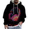 Men's Hoodies Mens Sweatshirt Plain Music Carnival Hoodie Casual Sports Pocket Pullover Instrument Combination Printed H House