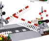 Andra leksaker MOC Creative Expert Ideas City Train Railing Crossing Railway Express Bricks Building Diy Toys For Children Gifts 231218