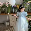 Girl's Dresses Girls Tutu Dress Summer Sequined Embroidery Toddler Kids Dresses Baby Fashion Clothes Ball Gown 2-8Y