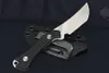Nowy M7697 Survival Prosty nóż D2 Satin Blade CNC Wykończenie pełna tang G10 rączka na zewnątrz kempingowe wędrówki stałe noże polowania z kydex