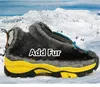 Athletic Outdoor Winter Warm Fur Children Shoes Boys Non-slip Snow Ankle Boots Leather Autumn Casual Sneakers Waterproof Hook Loop Kids Footwear 231218