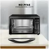 Electric Ovens 22-Quart Digital Touchscreen Air Fryer Toaster Oven Black