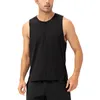 Canotte da uomo Asciugatura rapida Camicie da corsa Compressione fitness Abbigliamento da palestra T-shirt sportiva senza maniche Gilet da allenamento Abbigliamento adatto