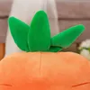 دمى Plush 1pc Big Simulation Simulation Carrot Doll Super Soft Currots دمية محشوة مع هدية وسادة وسادة القطن لأسفل لفتاة 231218