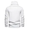 Herenhoodies Heren Wintertrui Hoogpolige kraag Gebreid sweatshirt Warme dikke trui voor herfst Lange mouw Middenlengte