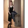 Womens Dress Designer Bodycon Dresses Spring Fashion New Slim Letter Sexig Tight Knit Long Vest kjol